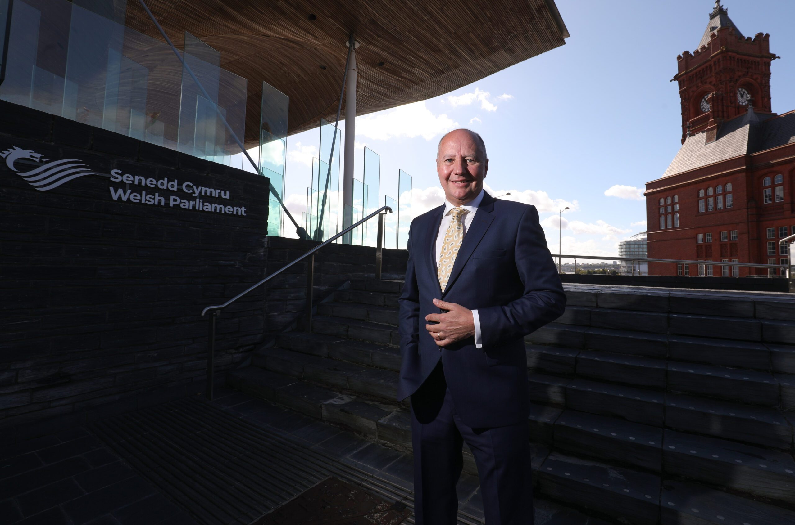 Britt Megahey, Welsh Parliament building